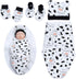 Reborn Baby Dolls Clothes Swaddle Blanket for 17-22 Inches Reborn Dolls Girl/Boy