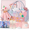 Coralogo Baby Shower Gift Basket - Baby Gift Set with Diaper Caddy,