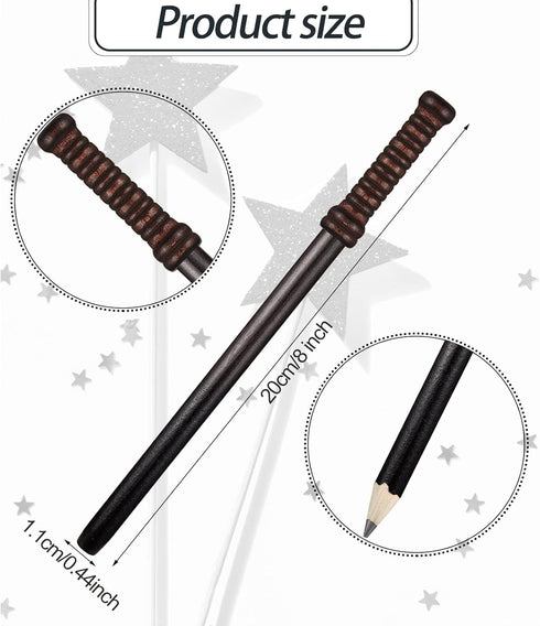 Zonon 10 Pieces Wand Pencils - Wizard Party Supplies, Goody Bag Filler Favors for Birthday Theme Gifts
