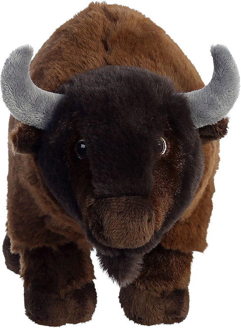 9 Inches Aurora Responsibly Made Eco Nation Bison Stuffed Animal - Ideal for Playtime Adventures - Perfect