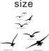 Flying Birds Wall Decals, Vinyl Stickers for Dorm, Nursery, Office, Kids Room, Modern Home Decor, Black
