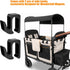 LUAATT Wagon,2 Pack W4,Perfect Multipurpose Side Hooks for Wonderfold Sturdy Hooks Accessories Compatible