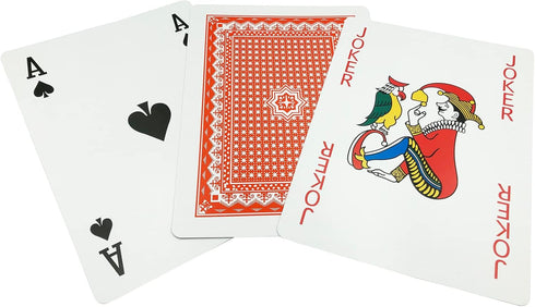 Yuanhe Jumbo Giant Playing Card Deck - 8X11 Inch Large Oversized Cards for Kids, Adults, Casino Party