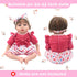 20-22 Inch 2 Set 20 Inch 7 ECORELF Reborn Doll Clothes for Dolls, Baby Doll Clothes Accessories Pcs Include Dress Coat