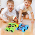M SANMERSEN Flip Cars - 2 Pack 360° Rotating Stunt Car Toys for Boys Ages 3-6, Push and Go Monster Toy Trucks