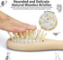 Set Personalized Baby Hair Brush & Comb with Soft Goat Bristles,Custom Laser Engraved Name,Newborn Grooming Kit