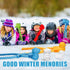 Holady 4PCS Large Size Snowball Maker Clip,Snowball Maker Tool with Handle for Snow Ball Fights, Snow Toys Kids Winter