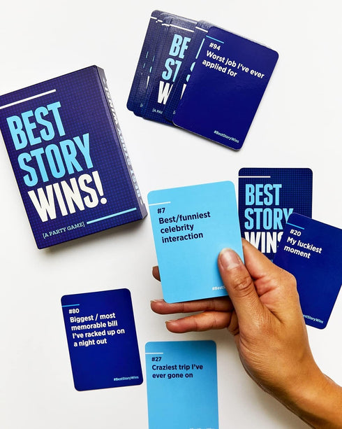DSS Games Best Story Wins - A Party Game of Juicy Conversation Starters with True Stories Only
