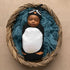 Cute Penguin Newborn Swaddle Blankets Hat Sets, Soft Baby Receiving Blanket Swaddle Sack Gift for Infant Boy Girl