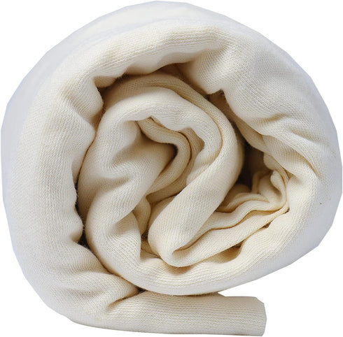 100% (1, Linteum Textile Premium Jersey Knit Baby Crib Fitted Sheet, Cotton Beige)