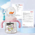 10oz/300ml 1-3,Kids Comobebe Whale Fountain Cup for Kids Toddlers: Spill Proof Toddler Sippy,Straw Cup with Handle
