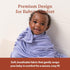 4-Pack 47"x47" Premium Swaddle Blankets for Babies-Soft Lightweight Receiving Blanket, for Swaddling, Newborn