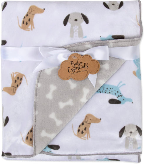 Sherpa Fleece Baby Blankets for Boys and Girls Colorful, Reversible Baby Blankets
