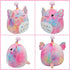 12 Inch LICSOR Axolotl Plush Toy Cute Unicorn Axolotl Birthday Stuffed Animal Soft Axolotl Plushies Pillow Multicolour