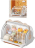 Gucagle Baby Bottle Storage Box Organizer Plastic Multifunctional Drainage Nursing Bottle Drying Rack with Lid for Home