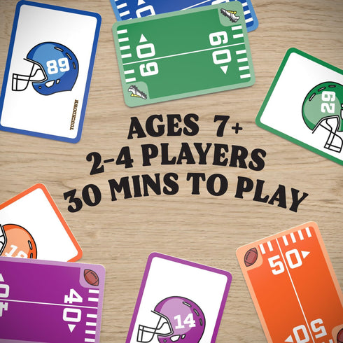 The Fast-Paced, Football Themed Card Game That Anyone Can Play, Includes 160 Playing Cards, 2-4 Players, Ages 7+, Family Game Night, Card Games for Adults, Stocking Stuffers