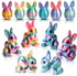6PCS 3D Printed Bunny Eggs, Prefilled Egg with Articulated Rabbit Fidget Toys