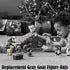 Fisher-Price Little People Manger Scene Replacement Part - N4630 ~ Christmas Story Playset Gray Goat Figure