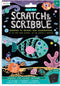 Ooly Mini Scratch & Scribble Art Kit, Friendly Fish, Colorful Scratch Book for Kids Ages 6 and Up, Creative Activity