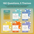 160 Conversation Cards, Family Edition, Meaningful Talk for Family Dinners, Perfect for Families, Adults, Teens, Kids