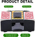 Automatic Card Shuffler for 1/2/4/6 Decks - Electric Battery-Operated Shuffler for Poker, UNO, and More