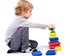Pyramid Stacking Toy Building Blocks 3D Puzzle Brain Teasers for Kids and Adults-Creative Preschool Learning Activities- Toddler Building Toys, Kids Blocks for 3 Year Old Boys & Girls