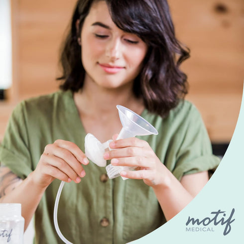 (Set 2) Motif Medical Silicone Diaphragms Replacement Parts - Compatible w/Motif Luna Breast Pump - Durable Motif