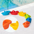 Multi Colored Baby Bath Boats - Fun and Educational Bath Toys for Toddlers, Stackable Bath Toy Set