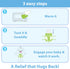 Baby Colic Relief Heated Tummy Wrap for Newborns - Belly Hugger Infant Swaddling Belt with Soothing Warmth