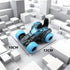 360 3 Friction Powered Flip Stunt Car, Push and Go Toy Car with Upright Spin, Dual-Sided Rotating Off-Road Vehicle, No