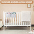 GEEHUA 2 Cotton Baby Bedside Hanging Storage Bag, Pockets Cotton Bedside Hanging Bags Baby Bed Organizer Crib Organizer