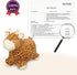 INPANY Bouncy Giraffe Hopping Toys - Inflatable Animal Rubber Bouncer for 1-4 Year Olds, Birthday Gifts for Toddlers
