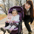 Portable Stroller Fan with Flexible Tripod, 3 Speeds Clip On Fan for Car Seat and Camping