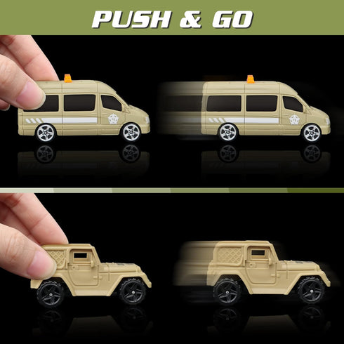 Sets, 7 4-7, XDUOYJOY Military Tank Toy Army Toys with Vehicles, Army Men Trucks Helicopter Birthday Gift for Boys Age