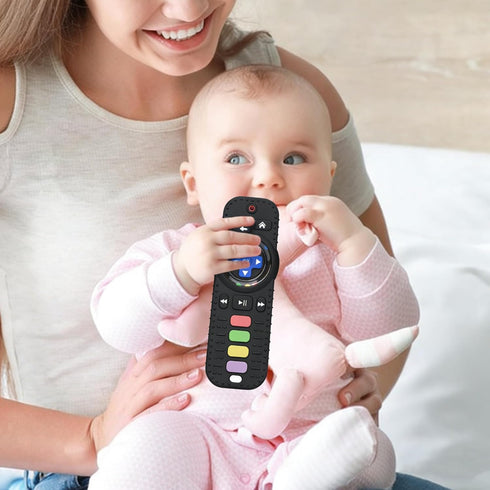 Store 0-12 3-24 Fu Silicone Baby Teether Toys for Momths Months Infant Toddlers TV Remote Control Rattle Teethers