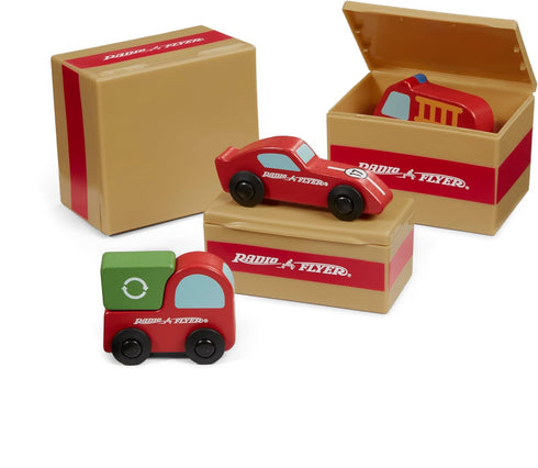 Radio Flyer Delivery Van Ride On Toy for Kids, Red Toddler Ride On for Ages 2+