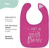 The Peanutshell Baby Girl Terry Bib Set of 8, 100% Cotton, Soft Absorbent Bibs for Newborn & Infant - Pink