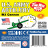 TimMee M3 ARTILLERY - Green 4pc Plastic Army Men Cannon Playset Made in USA