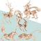 5 in 1 DIY 3D Wooden Animal Puzzles for Adults, Paintable Puzzle Kit for Home Decor & Stress Relief