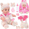 12'' Baby Doll with Backpack in Gift Box, Baby Doll Accessories Set