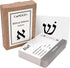 CARDDIA | Biblical Hebrew Alphabet Educational Flashcards, Includes Consonants, Vowels, Dagesh, and Final Forms