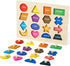 Shape Puzzles Wooden Puzzles for Toddlers, Peg Puzzle Montessori Shape Sorter Toys, Preschool Educational Toy for Baby