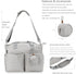 Mommy Lmbabter Diaper Tote Bag-Breast Pump Bag Diaper Organizer Bag with Pacifier Case Baby Bag for Work,Weekender