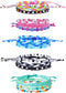 YANMIN 15pcs Braided Beaded Friendship Bracelets for Teens Girls, Handmade Stackable Woven Cute Bracelets