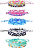 YANMIN 15pcs Braided Beaded Friendship Bracelets for Teens Girls, Handmade Stackable Woven Cute Bracelets