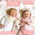 Set New Mom Gifts for Women, Pregnancy Gifts for New Parents,Gift with Swaddle Blanket & Easter Bunny Rattle, Baby