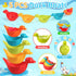 1-3 10 1 2 3 4 5 6 Toddler Bath Toys for Kids Ages PCS Baby Bath Toys Mold Free with Multi Color & Shape Stacking Cups