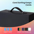 8 Tabs&3 Commander (3 Collectible Trading Card Cases with Portable Handle, with Colorful Divider card supporters,PU