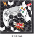 40Pcs Video Game Party Supplies, 20 Plates and 20 Napkins for Space Theme Birthday Decoration