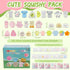Yidayes 28pcs Pack,Fidget 4-8 8-12 (28pcs) Squishy Toys Kit,Include taba Squishies Party Favors for Kids Treasure Box